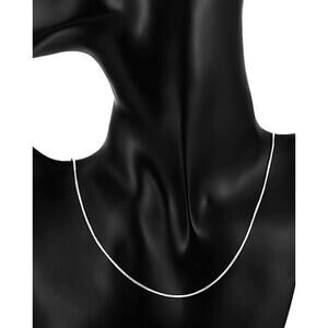 1MM Snake Chain Women Men Necklace 18” 925 Sterling Silver Chain